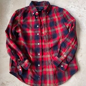 Boys Ralph Lauren 💯 cotton flannel shirt